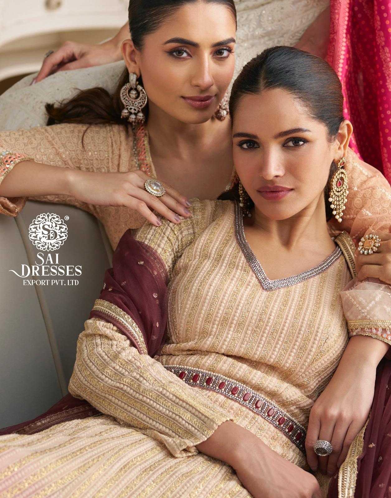 LUXURY ETHNIC GOWN COLLECTION FEATURING PURE REAL GEORGETTE FABRIC WITH DUPATTA 