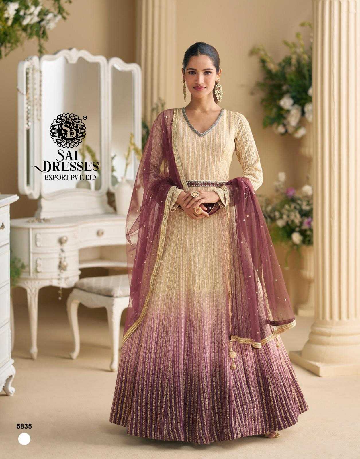 LUXURY ETHNIC GOWN COLLECTION FEATURING PURE REAL GEORGETTE FABRIC WITH DUPATTA 