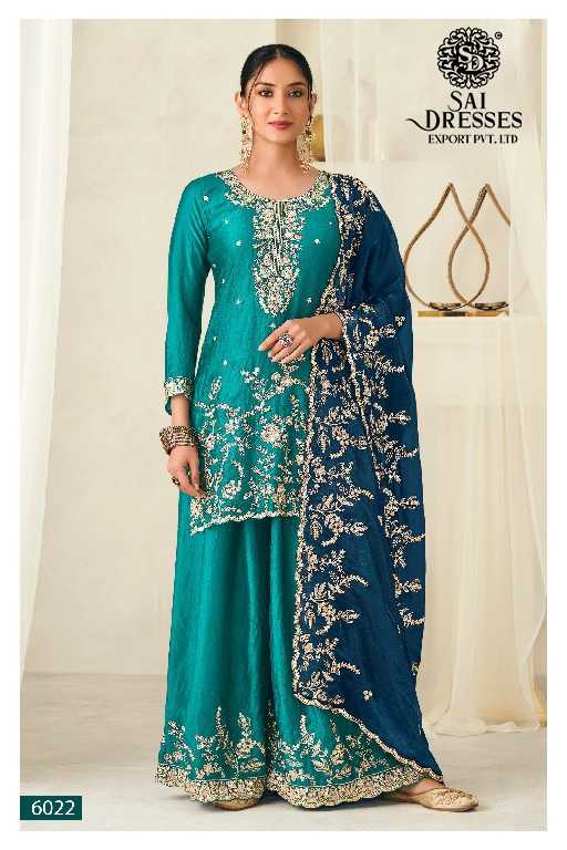 LUXURY PREMIUM FENDY SILK SUIT SET WITH INTRICATE EMBROIDERY & JARKAN WORK