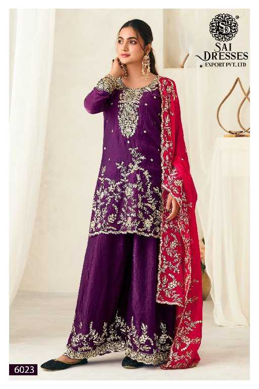 LUXURY PREMIUM FENDY SILK SUIT SET WITH INTRICATE EMBROIDERY & JARKAN WORK