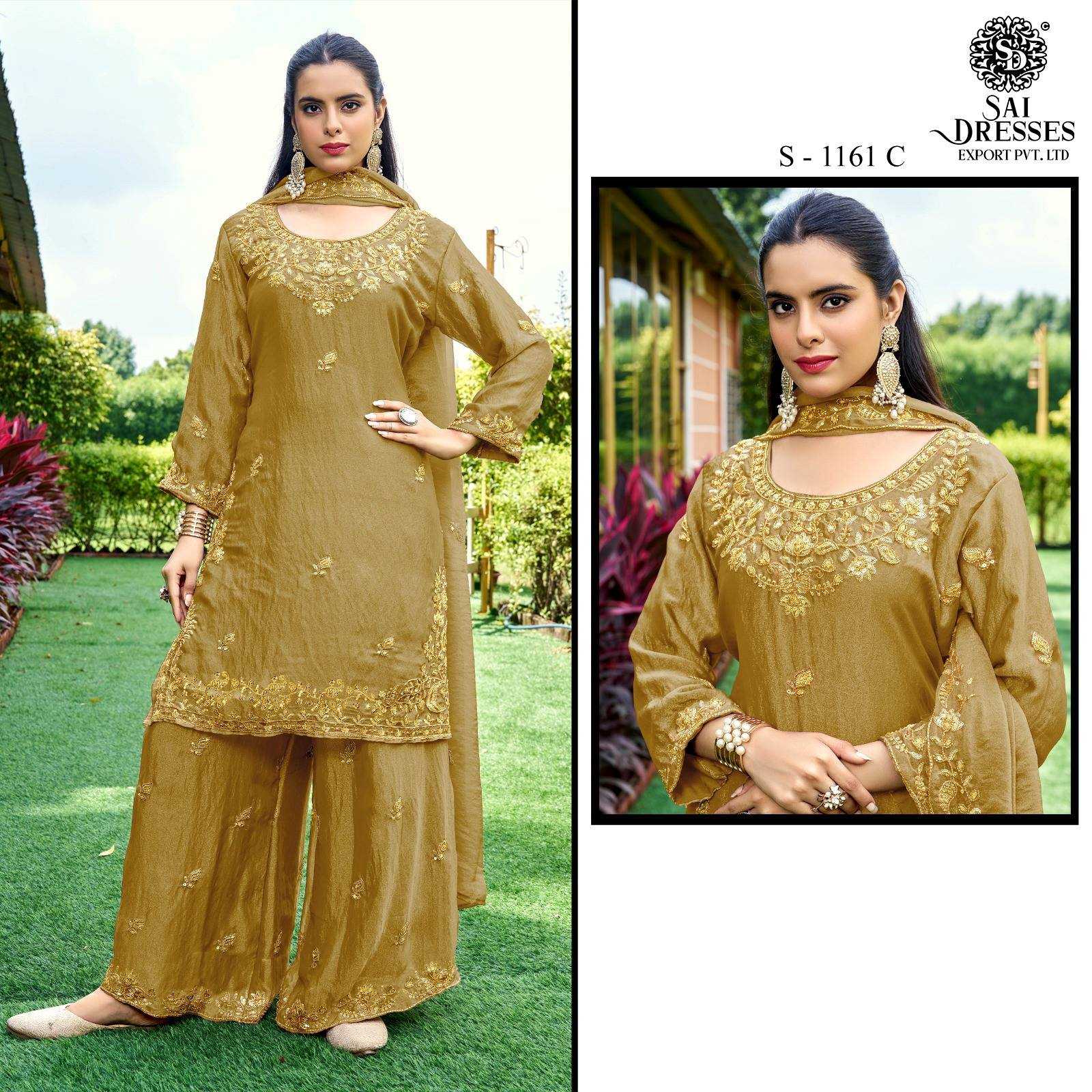N.C. MOSS FABRIC HEAVY EMBROIDERY WITH BITS KHATI WORK DESIGNER DRESS COLLECTION
