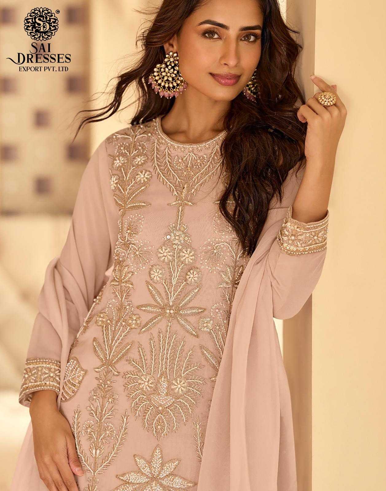 REAL PREMIUM GEORGETTE SALWAR SUIT WITH HEAVY GOLD EMBROIDERY – RISHTA GOLD DESIGNER COLLECTION IN FESTIVE TRENDING COLOURS