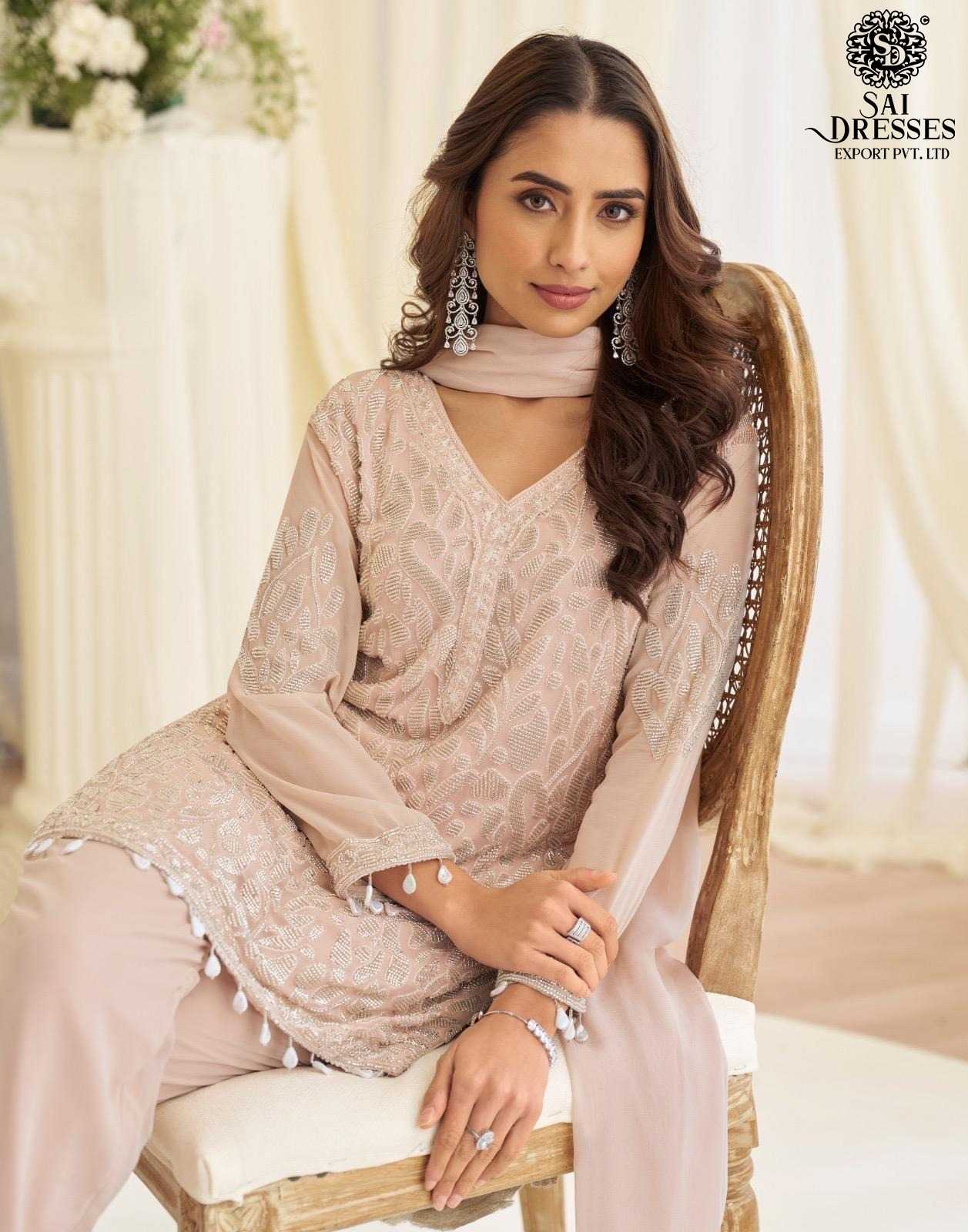 SIGNATURE EDITION HOOR REAL PREMIUM GEORGETTE AND CHINON SILK SETS IN FIVE COLOUR AND DESIGN