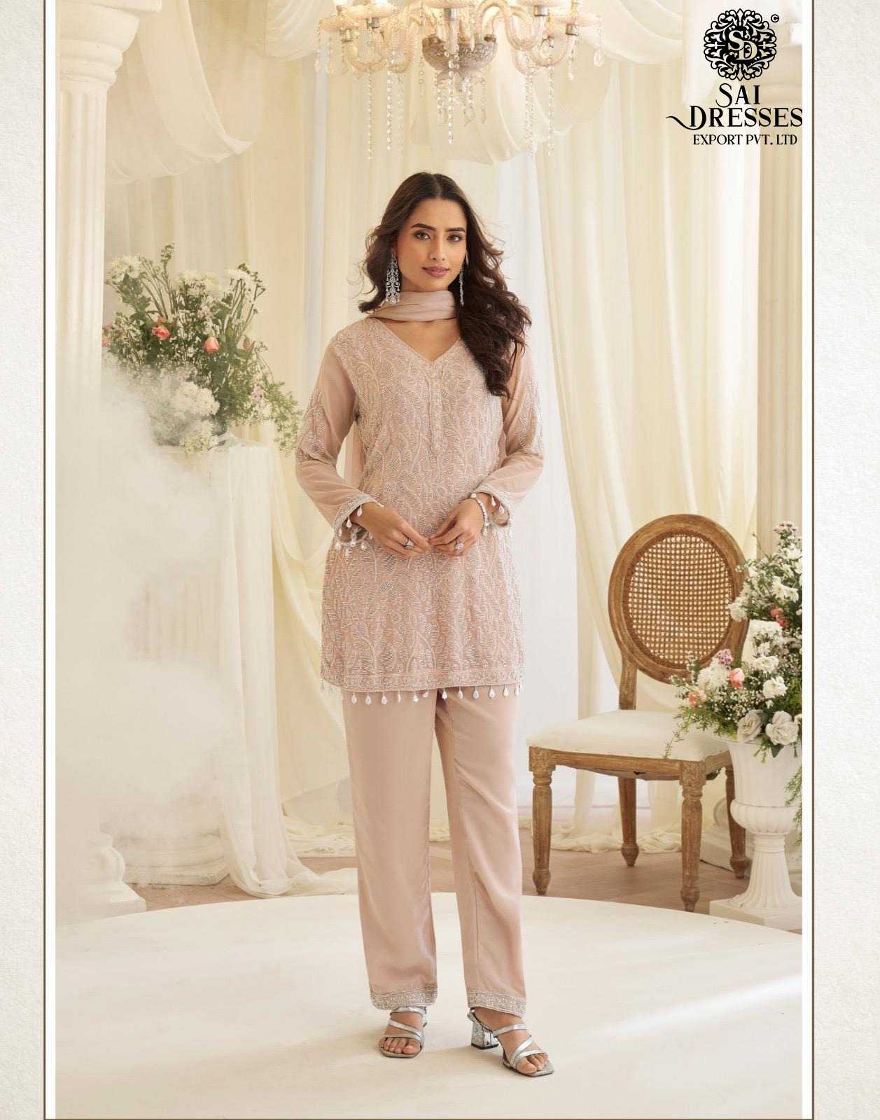 SIGNATURE EDITION HOOR REAL PREMIUM GEORGETTE AND CHINON SILK SETS IN FIVE COLOUR AND DESIGN