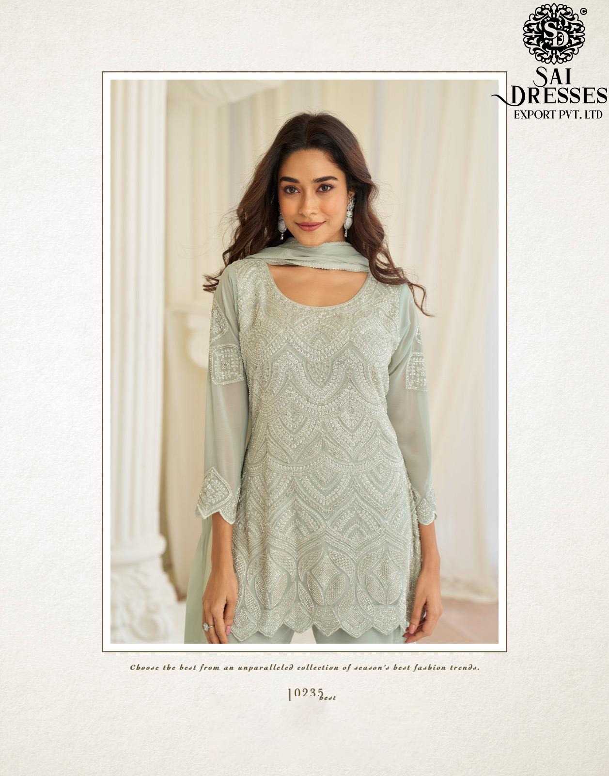 SIGNATURE EDITION HOOR REAL PREMIUM GEORGETTE AND CHINON SILK SETS IN FIVE COLOUR AND DESIGN