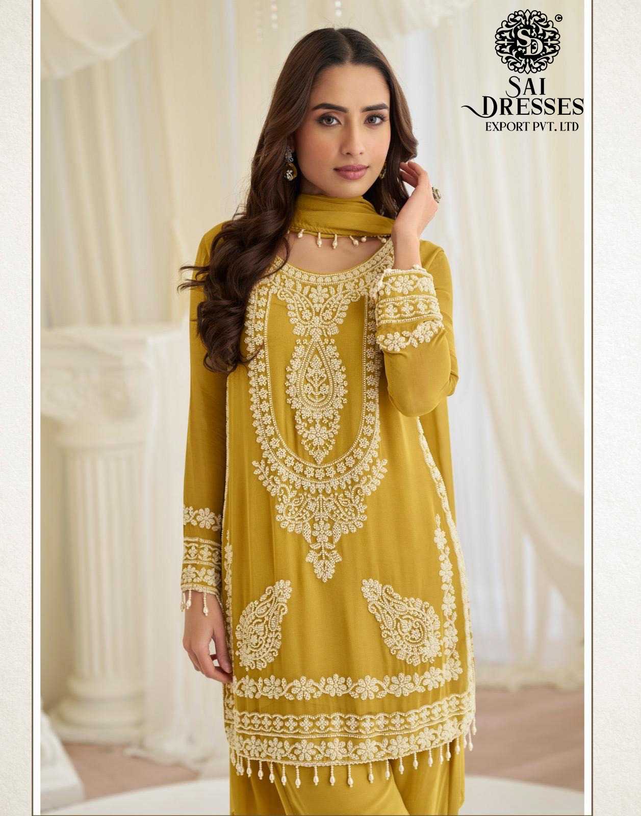 SIGNATURE EDITION HOOR REAL PREMIUM GEORGETTE AND CHINON SILK SETS IN FIVE COLOUR AND DESIGN