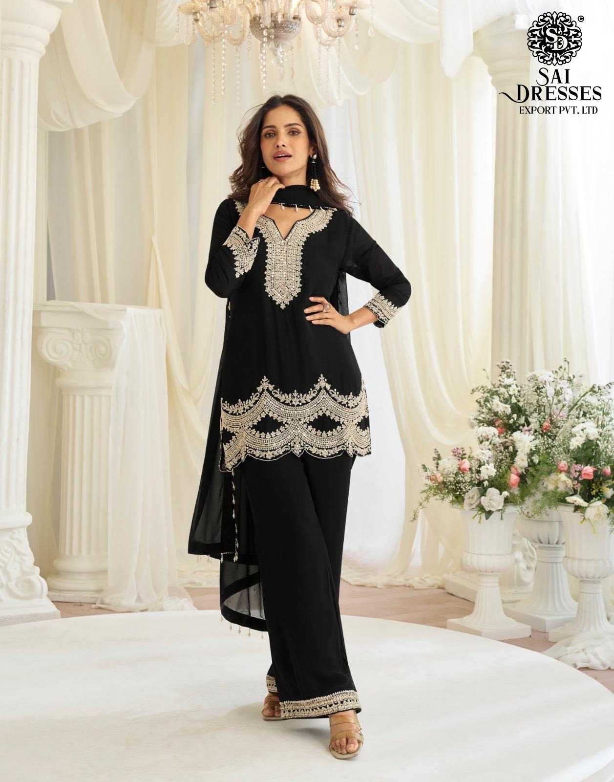 SIGNATURE EDITION HOOR REAL PREMIUM GEORGETTE AND CHINON SILK SETS IN FIVE COLOUR AND DESIGN