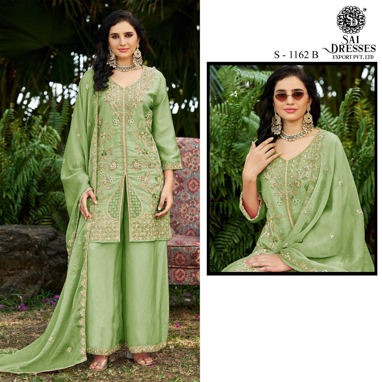 TRENDING N.C. MOSS HEAVY WORK DESIGNER COLLECTION BY SAI DRESSES