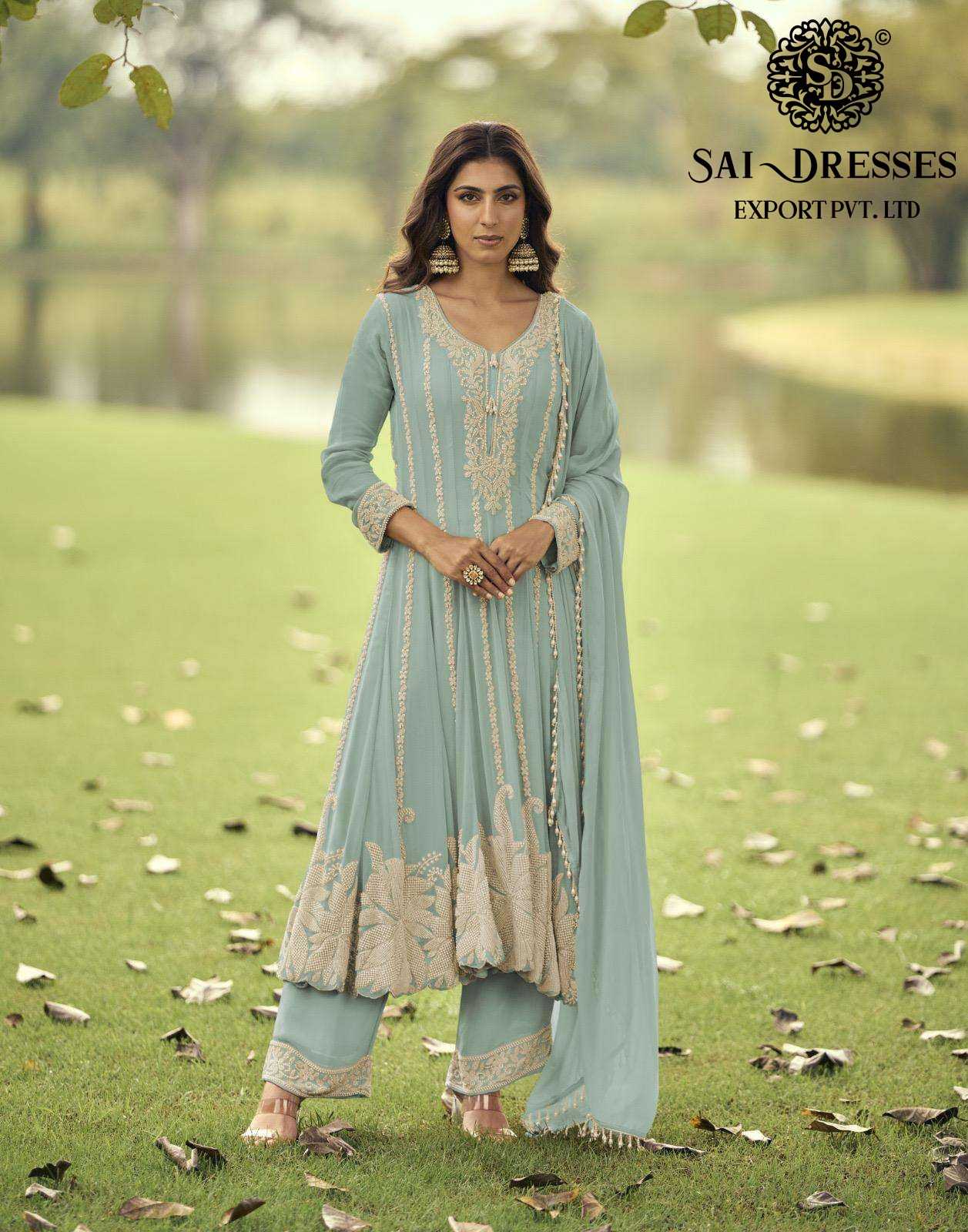 PREMIUM PARTY WEAR REAL GEORGETTE ANARKALI SUIT SET FOR ELEGANT OCCASIONS