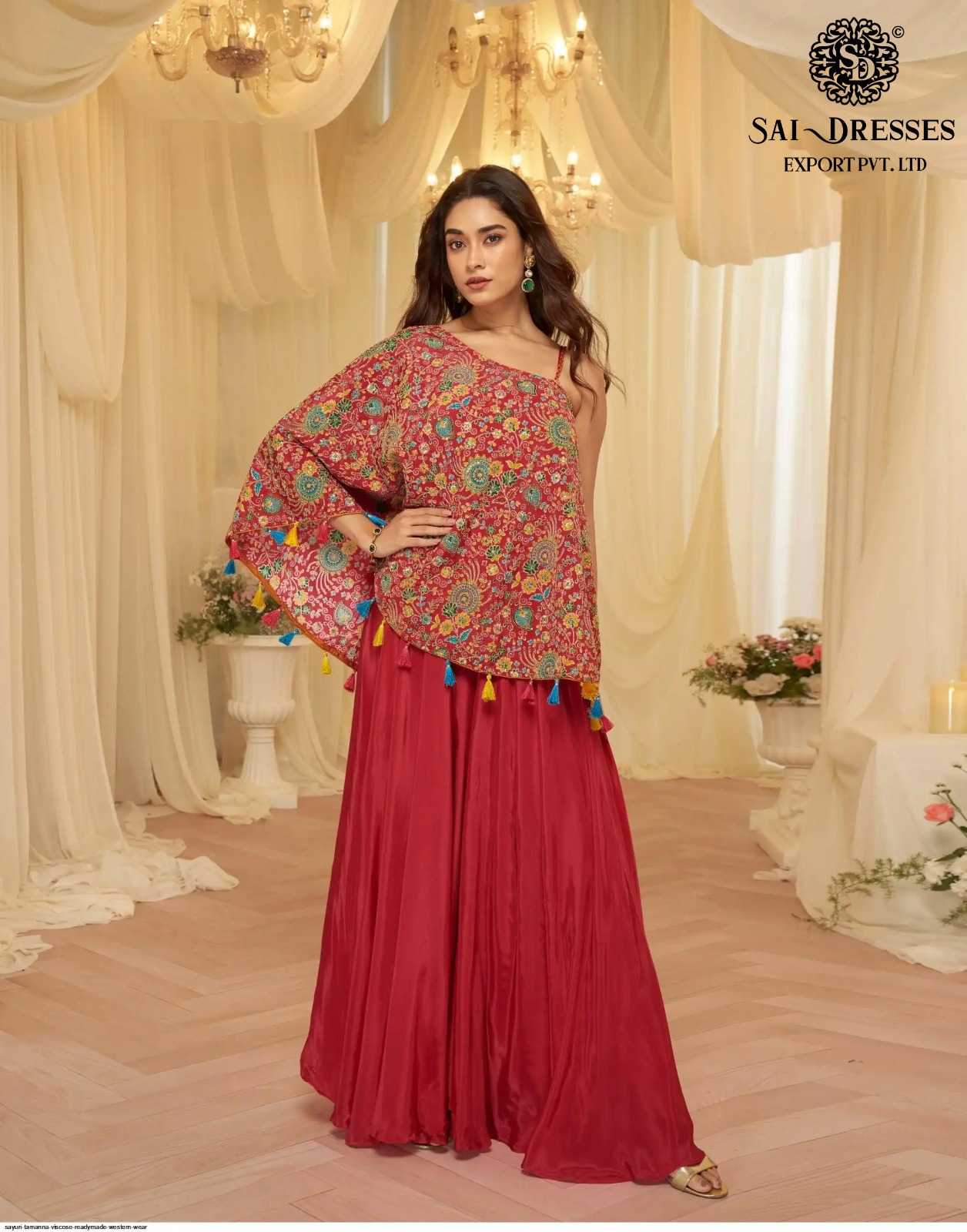 PREMIUM VISCOSE CREPE DESIGNER OUTFIT WITH INTRICATE EMBELLISHED DETAILING