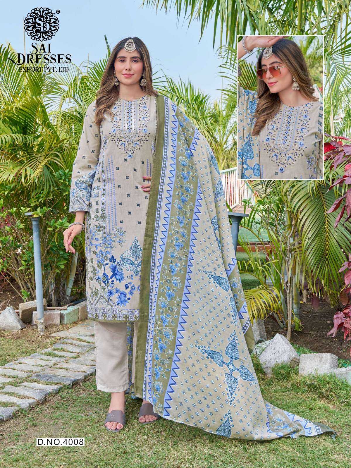 PURE COTTON PREMIUM SUIT WITH HEAVY GPO LACE WORK AND TRADITIONAL PRINTED DUPATTA WITH MATCHING PANT – ELEGANT DAILY WEAR COLLECTION
