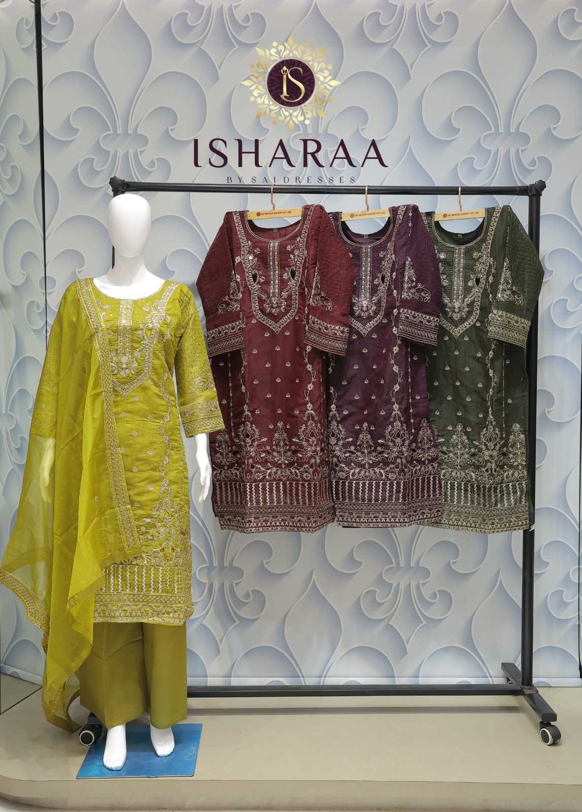 WOMEN’S PREMUM SILK HEAVY EMBROIDERY WORK SALWAR SUIT WITH MATCHING DUPATTA IN ROYAL COLOR's