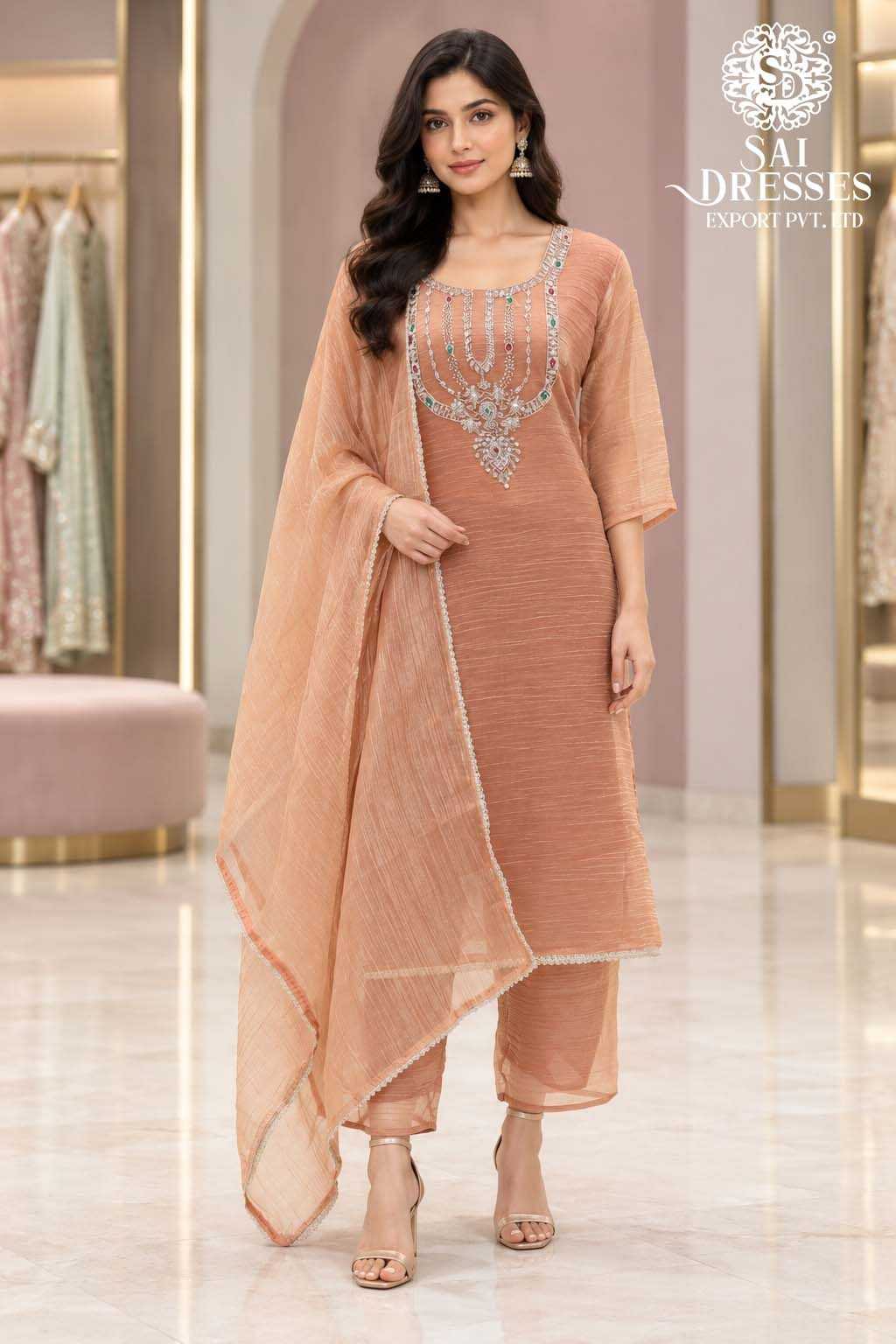 3 Piece Suit for Women – Elegant Premium Partywear Suit