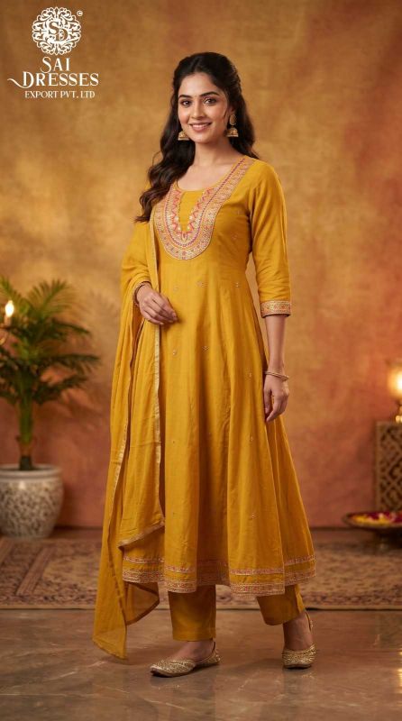 PURE COTTON DESIGNER MIRROR & EMBROIDERY WORK 3 PIECE SET